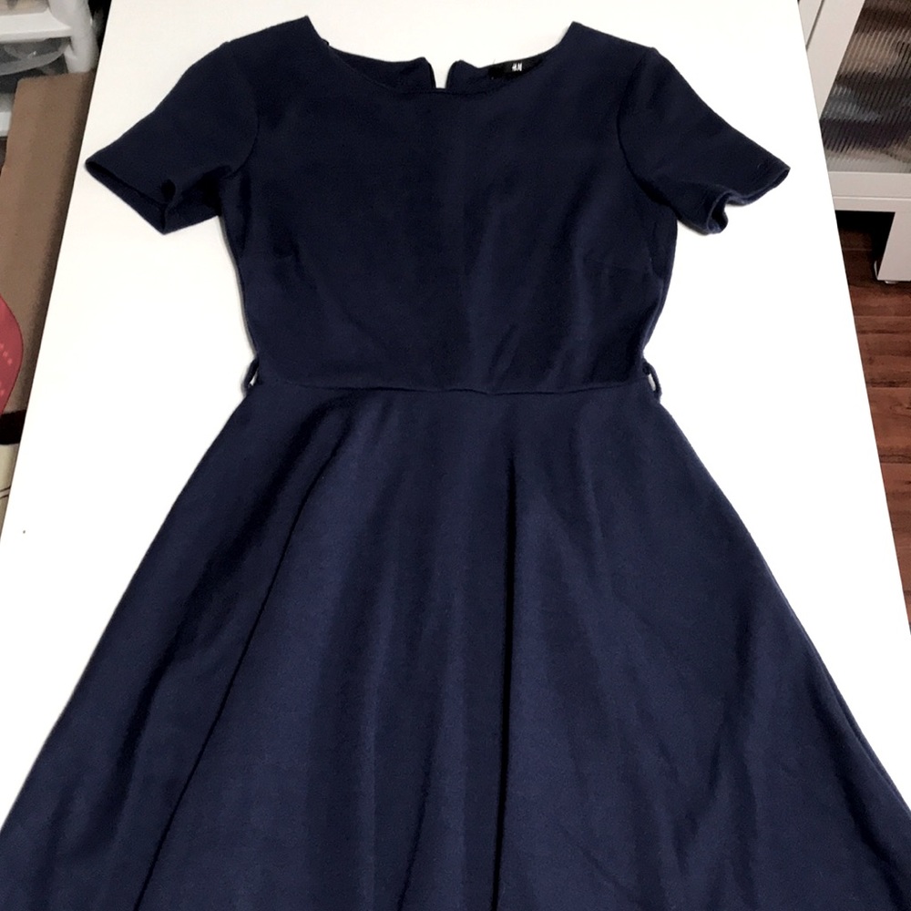 Navy Jersey Dress